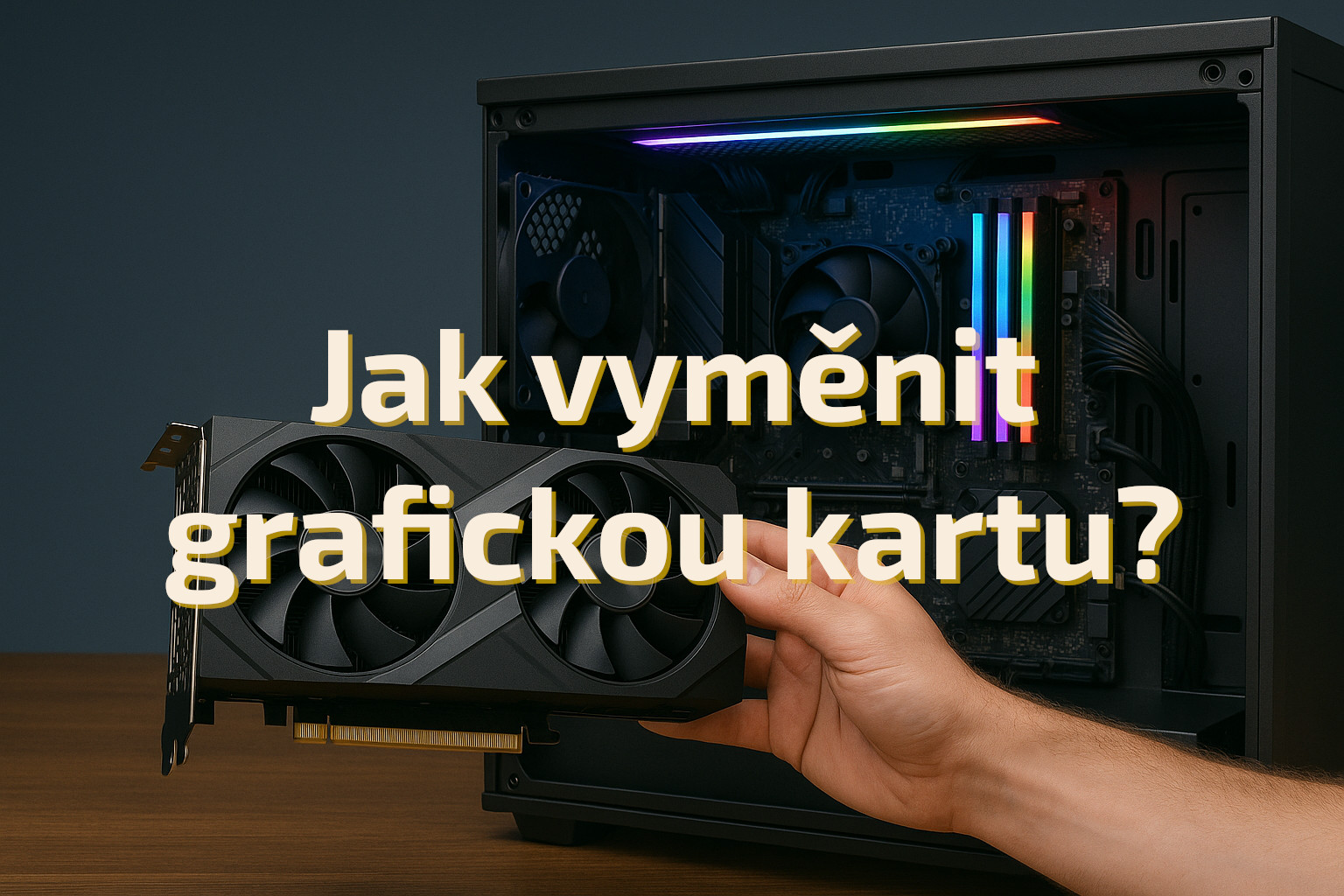 jak vymenit grafickou kartu v hernim pocitaci krok za krokem